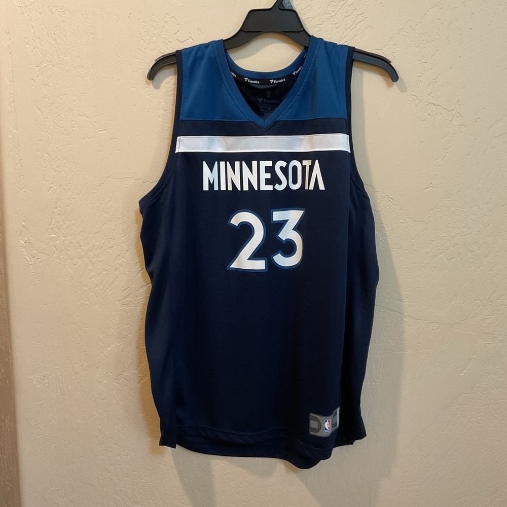 Minnesota Blue and White Basketball Jersey